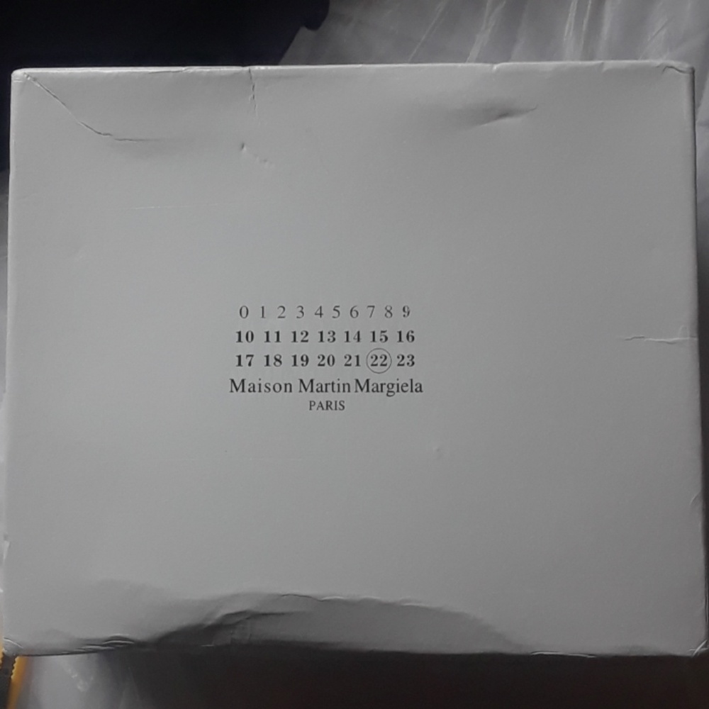 White and red maison Martin margiela shoes